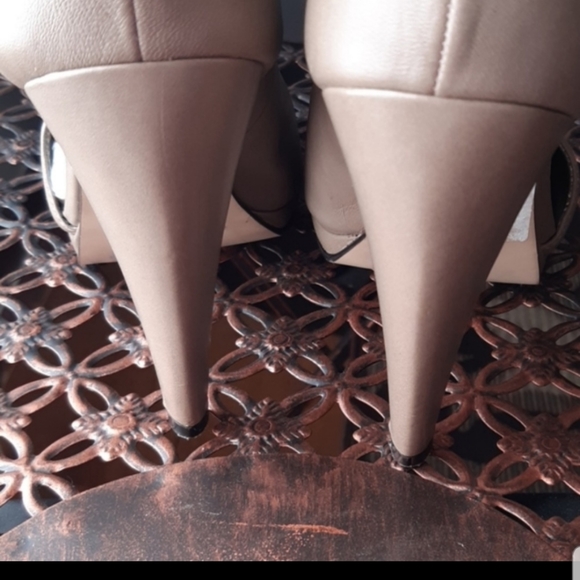 Steven by Steve Madden open toe Heels sz9. Leather - Picture 4 of 7